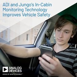 Analog Devices и Jungo сотрудничают в области технологии мониторинга салона для повышения безопасности транспортных средств